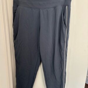 Athleta Venice High Rise Stripe Jogger - Slate